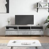 Maison Chic TV omarica - TV stojalo - Televizijska omarica betonsko siva 150x30x44,5 cm inženirski les, (21700198) | Shoptok.si