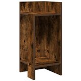 vidaXL Pomoćni stolić s policom boja dimljenog hrasta 25 5x27x60 cm | shoptok.hr