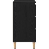  Nočna omarica Črna Oreh 40x35x70 cm Inženirski les | Shoptok.si