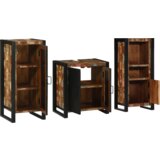 vidaXL Komplet pohištva za kopalnico 3 pcs Trden recikliran les | Shoptok.si