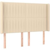  Box spring s madracem LED krem 140x200 cm od tkanine | shoptok.hr