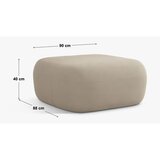 Micadoni Temno moder tabure iz tkanine bouclé Jenny – | Shoptok.si
