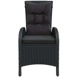  3-dijelni vrtni bistro set od poliratana crni | shoptok.hr