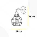  ONLI - Zidna svetiljka SPIDER 1xE27/15W/230V crna | Eponuda.com