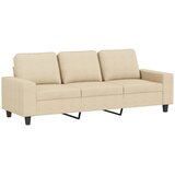  Trosjed s tabureom krem 180 cm od tkanine | shoptok.hr