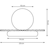  Stona lampa UMBRA 1xG9/8W/230V crvena | Eponuda.com