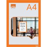  Okvir magnetni samolepilni a4 nobo oranžen 1/2 1915695 NOBO TABLE | Shoptok.si