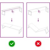 Stolna ploča tamnosmeđa 200x50x(2-6) cm obrađena hrastovina | shoptok.hr