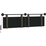  stensko vzglavje za posteljo, z LED, umetno usnje, 190 × 55 × 5cm, siva, 3424235 | Shoptok.si
