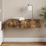 Stolna montirana na zid Dimljeni hrast 87,5 x 34,5 x 17 cm | shoptok.hr