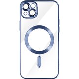 AVIZAR MagSafe ovitek za iPhone 13 Silikonska zašcita kamere Outline Chrome modra, (20575161) Cene