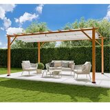 Paragon Outdoor Pergola Florenz 1116 | Aluminijska pergola | Svijetlosmeđa/Bijela - BRANDED IN THE USA Cijene