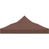 Krov za šator za zabave 6 x 3 m smeđi 270 g/m² | shoptok.hr