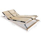  Podnice za krevet 2 kom s 28 letvica i 7 zona 70 x 200 cm | shoptok.hr