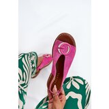 Boto Flat Sandals With Decoration Pink Haliones | Shoptok.si