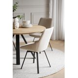 Rowico Okrogla jedilna miza s hrastovo mizno ploščo v naravni barvi ø 130 cm Carradale – | Shoptok.si