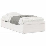 vidaXL Okvir za krevet bijeli 100 x 200 cm od masivne borovine | shoptok.hr
