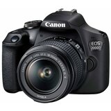 Canon EOS 2000D + 18-55mm Crni digitalni fotoaparat