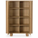 MOME Omarica v hrastovem dekorju v naravni barvi 100x133x40 cm Padoc – | Shoptok.si