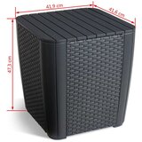 Keter 3-dijelni vanjski blagovaonski set Iowa grafitna boja 223929 | shoptok.hr