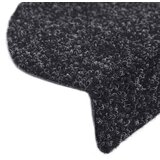  Prostirke za stepenice, samoljepljive, 5 kom, 65x21x4 cm, crne, poluokrugle, velike | shoptok.hr