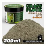 Green Stuff World grass flock - brown moor grass 4-6mm (200ml) Cene