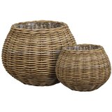 House Nordic Komplet pokrovov za cvetlične lončke Melaka o57 / o33 cm 2-pack | Shoptok.si