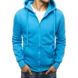 DStreet Bluza męska z kapturem jasnoniebieska | shoptok.hr