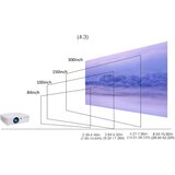 Byintek CLOUD C500W 3LCD projektor, bel - - Bonajo | Shoptok.si
