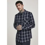 UC Men Basic Check Shirt navy/wht