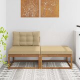  Sekcionalna sofa s jastukom 2 Komad Prirodna | shoptok.hr