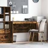 vidaXL Pisarniška mizica Prekajeni hrast Iverna plošča 100 x 50 x 76 cm | Shoptok.si
