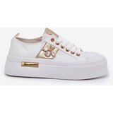 Boto Women's Platform Sneakers With Decorative Detail White Annisae | shoptok.hr