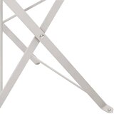  Sklopiva stolica za vrt 2 pcs Bež 42 x 46 x 82cm Metal | shoptok.hr