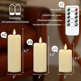 MAVANDES 8x LED sveče z daljincema in časovnikom | Shoptok.si