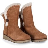 Skechers Ženske čizme KEEPSAKES WEDGE COZY PEAK W 49811-TAN | ePonuda.com