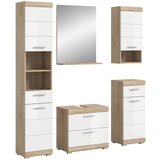MID.YOU Kopalnica Lambada, Barva Hrasta, Bela, 5-Delna | Shoptok.si