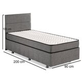  Hanah home baza i uzglavlje za jednokrevetni krevet 90 x 200cm | Eponuda.com