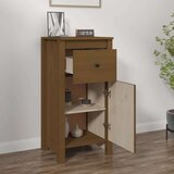  Komoda smeđa boja meda 40x35x80 cm od masivne borovine | shoptok.hr