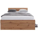 Modern Living Postelja Box, Bela, Barva Hrasta, 140x200 | Shoptok.si