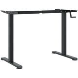  Samostojeći okvir za stol crni (94-135)x60x(70-114) cm čelični | shoptok.hr