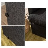Atelier Del Sofa Dvosed na razvlačenje Saga XL, 148x70x66 cm, Tamnosivi | Eponuda.ba