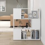 vidaXL Knjižna omara za razdelitev prostora bela 80x24x94 cm Cene