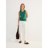 Reserved Prsluk od vune - zelena | shoptok.hr