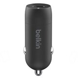 Belkin BoostCharge 30W, (Type-C) Crni Auto Punjač