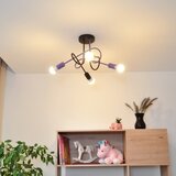  plafonski luster oxford 4xE27/15W/230V crna/ljubičasta | Eponuda.com