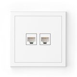 Commel uticnica rj45 cat6 dvostruka, bela ( c043-521 ) Cene
