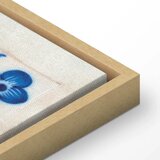  Slika - Azulejos tiles – traditional Portuguese ceramic tiles 120x80 U prirodnom drvenom okviru | shoptok.hr
