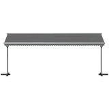  Prosto stoječa tende Siva 6 x 3 m Poliester - - Siva - 45.2 - 6 x 3 m - 2025- | Shoptok.si