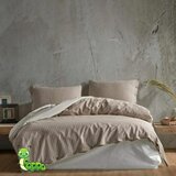 Gusenica posteljina vintage braon - 200x200 cene